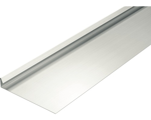 PRECIT Aluminium Rinneneinhang 90° ohne Wasserfalz 2000 x 205 x 32 mm