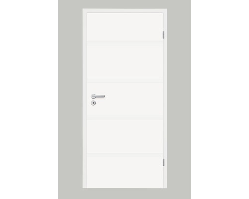Pertura Zimmertür Linum 02 Weißlack (ähnlich RAL 9010) 86,0x198,5 cm Rechts