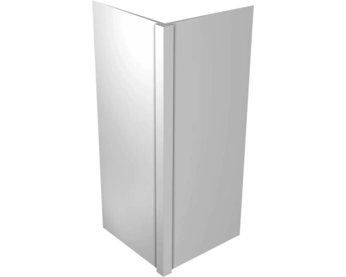 Prinz Malereckwinkel Tapeteneckleiste Hart-PVC weiß 20x20x2600 mm Eckelement für Küchenmöbel