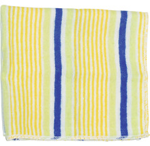 Gestrickter Waschlappen mit Streifenmuster