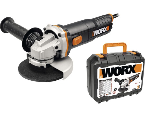 Winkelschleifer WORX 860W 125mm WX712 inkl. Koffer und HORNBACH