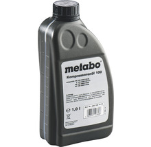 Metabo Kompressorenöl 100 in einer 1-Liter-Flasche
