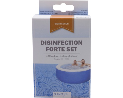 Desinfektion Forte Set zur Schwimmbad Desinfektion auf Chlorbasis für 650 bis 1000 Liter