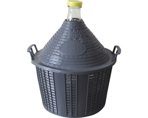 Korbflasche mit Bügelverschluss 15 L Korbflasche mit Bügelverschluss 15 L