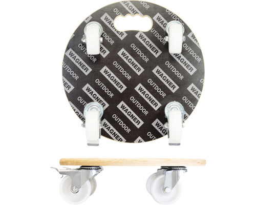 Wagner Outdoor Rollbrett mit Tragegriff und Rollen
