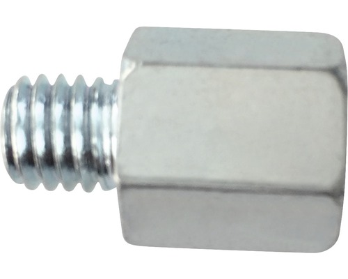 2x Reduzierstück Adapter M12 IG X M8 AG – Stahl Verzinkt, Mit SW17 Schlüsselfläche
