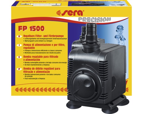 Aquarienpumpe sera Filter- und Förderpumpe FP 1500, regelbare Unterwasserpumpe für Süß- und Meerwasser bis zu 1500 l/h Aquarienpumpe sera Filter- und Förderpumpe FP 1500, regelbare Unterwasserpumpe für Süß- und Meerwasser bis zu 1500 l/h