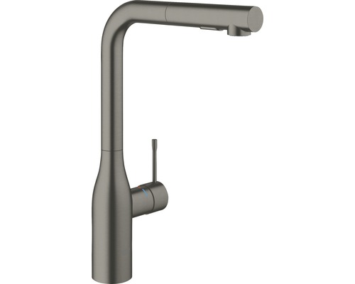 GROHE Küchenarmatur mit Handbrause ESSENCE hard graphite gebürstet 30270AL0