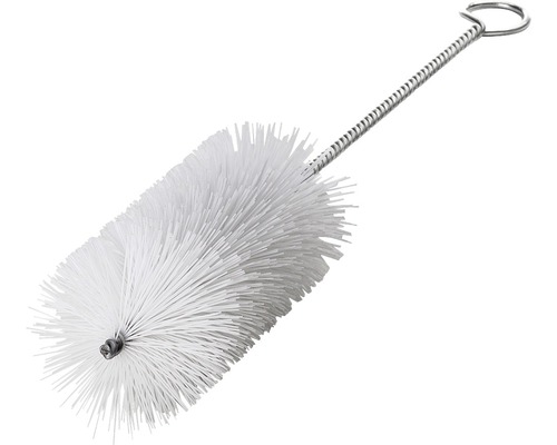 Flaschenbürste mit Metallgriff und Borsten