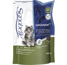 Sanabelle Grande Plus Katzenfutter für große Katzenrassen ab dem zwölften Monat in einer 400 Gramm Packung