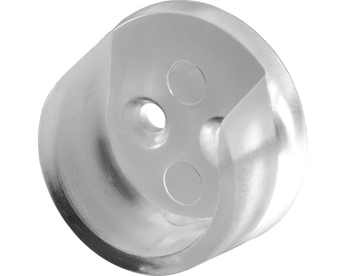 Halter für Kleiderstange rund kunststoff/transparent Ø 20 mm 30 Stück Kleiderstangenhalterung aus Metall