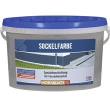 Eimer Sockelfarbe für Fassaden, 5 Liter, wasserabweisend, schmutzabweisend, UV-beständig und frostresistent