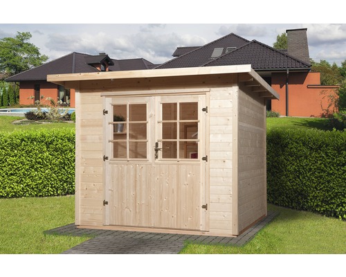 Gartenhaus weka Massivholzhaus 28 Gr.1 235 Fußboden mit | mm HORNBACH