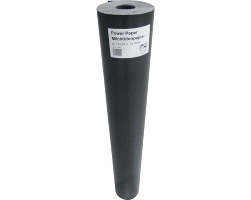 Rolle Milchkartonpapier, circa 1,3 x 50 Meter, circa 65 Quadratmeter