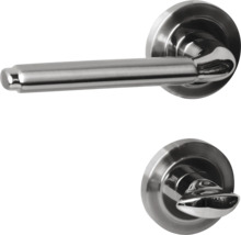 Türbeschlag-Set aus Edelstahl mit Türgriff und Drehknopf