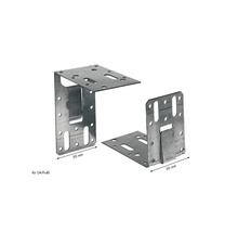 Knauf Türpfostensteckwinkel für CW-/UA-Profilen 50 mm