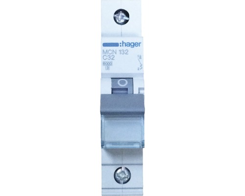 Hager MCN132 32A Leitungsschutzschalter C 1-polig-0