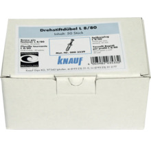 Knauf Drehstiftdübel L 8/80, 50 Stück in einer Verpackung