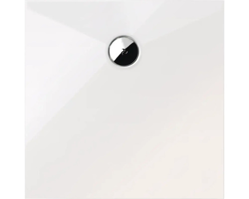 Quadratische Duschwanne mit Ablauf