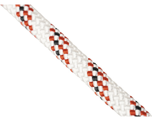 Seil Passat Mamutec Polyester weiß/rot Ø 8 mm, Meterware