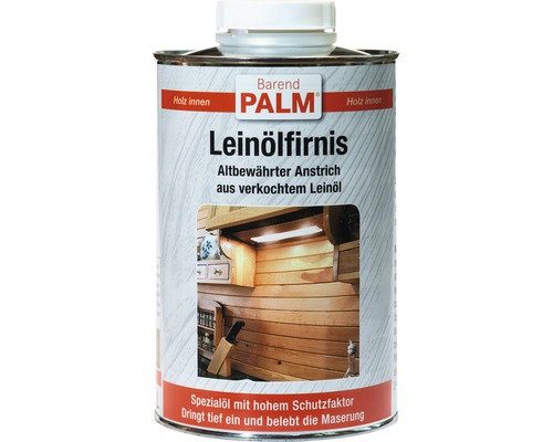 Barend PALM Leinoelfirnis transparent 1 l Barend PALM Leinoelfirnis transparent 1 l