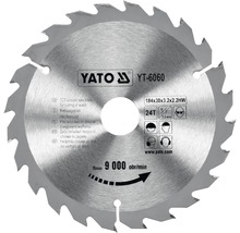 Yato Kreissägeblatt zum Schneiden von Holz, 184x30x3.2x2.2 Millimeter