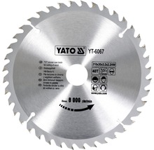 Kreissägeblatt Yato HM 210 x 3,2 x 30 mm 40 Z