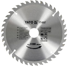 Kreissägeblatt Yato HM 210 x 3,2 x 30 mm 40 Z