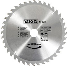 Yato Kreissägeblatt 250x30x3,2x2,2HW für Holz