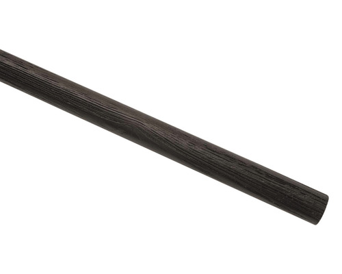 Gardinenstange Country kolonial-gebürstet 160 cm Ø 25 mm Holzstab mit Holzmaserung