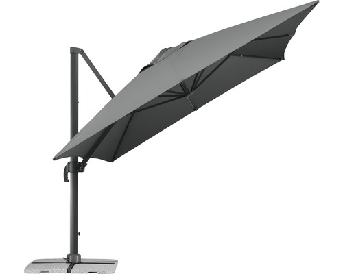 Freiarmschirm mit Ständer für den Außenbereich