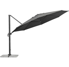 Freiarm-Sonnenschirm mit Sockel für den Garten oder die Terrasse