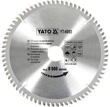 Yato Kreissägeblatt für Aluminium, 210x30x3,0x2,2 Millimeter