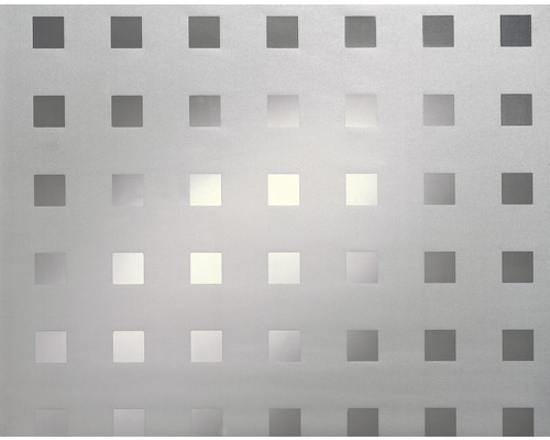 d-c-fix® Glasdekorfolie Static Premium statisch haftend Caree 67,5x150 cm Dekorfolie mit Quadratmuster für Fenster und Glasflächen