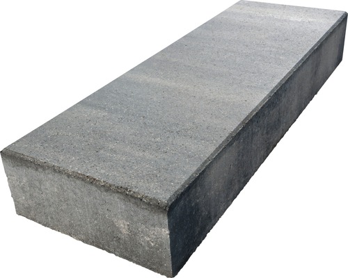 Beton Blockstufe iStep Pure quarzit-grau-schwarz 100 x 35 x 15 cm