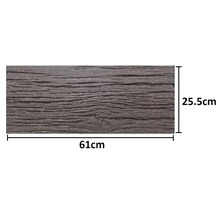 Betonplatte mit Holzstruktur und den Maßen 61 cm mal 25,5 cm