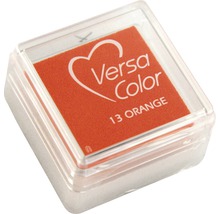 Versa Color Stempelkissen mit orangefarbener Tinte in transparenter Box