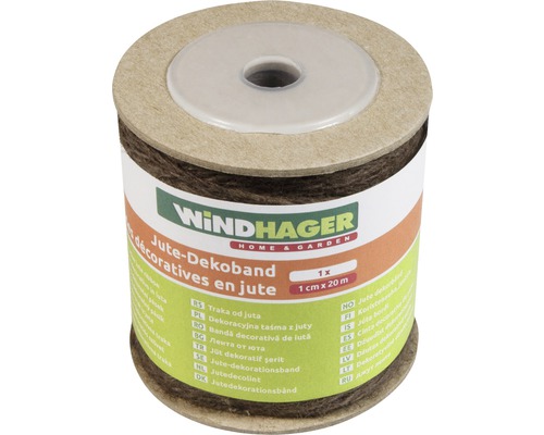 Rolle Jute-Dekoband 1 cm x 20 m