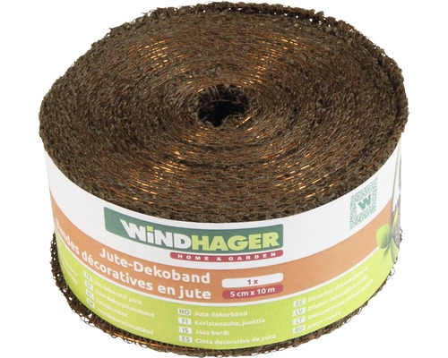 Rolle Jute Dekoband 5 cm x 10 m