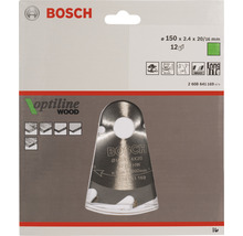Bosch Optiline Wood Kreissägeblatt 150 x 2,4 x 20/16 Millimeter
