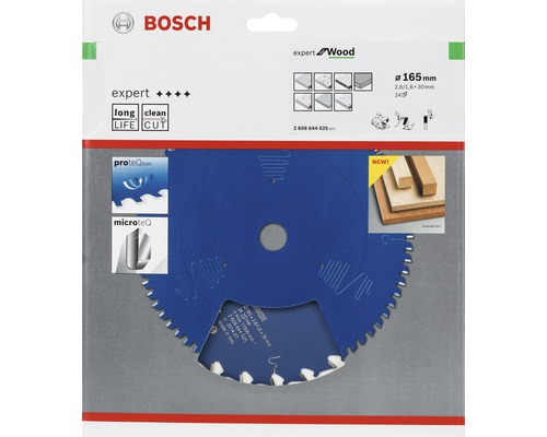 Bosch Expert Wood Kreissägeblatt mit 165 Millimeter Durchmesser