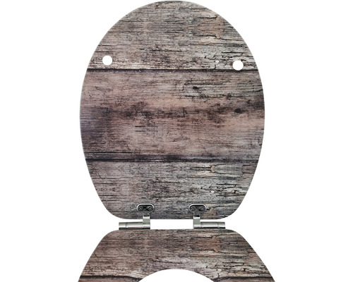 Toilettendeckel mit Holzoptik