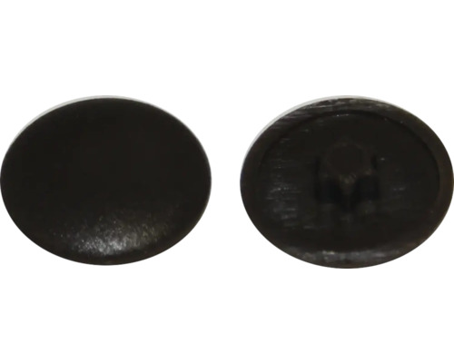 Abdeckkappe für I-Stern T 25 Kunststoff dunkelbraun Schraubenabdeckkappe, Draufsicht