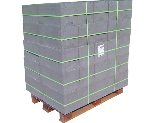 Palette mit Pflastersteinen