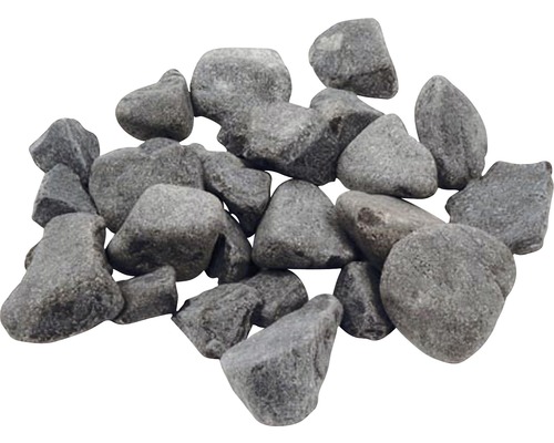 Kies Basalt Pebbles 25-50 mm 250 kg anthrazit