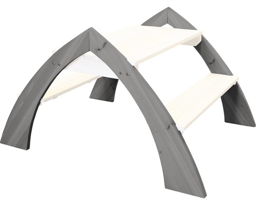 Holzbrücke für den Garten