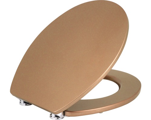 WC-Sitz form & style Metallic copper MDF mit Absenkautomatik