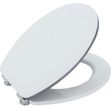WC-Sitz form & style Edge metallic silver MDF mit Absenkautomatik-thumb-0