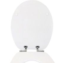 WC-Sitz form & style Edge metallic silver MDF mit Absenkautomatik-thumb-2