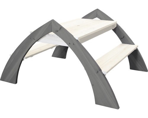 Holz Kindersitzgruppe mit Tisch und Bänken